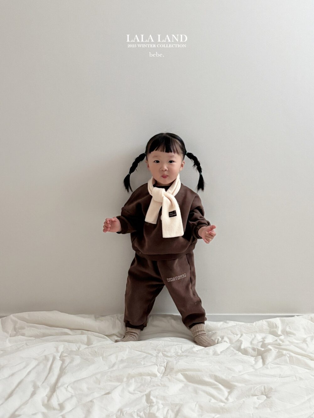 <b>LALALAND圍巾</b>Winter컬러 니트 머플러  6-20M