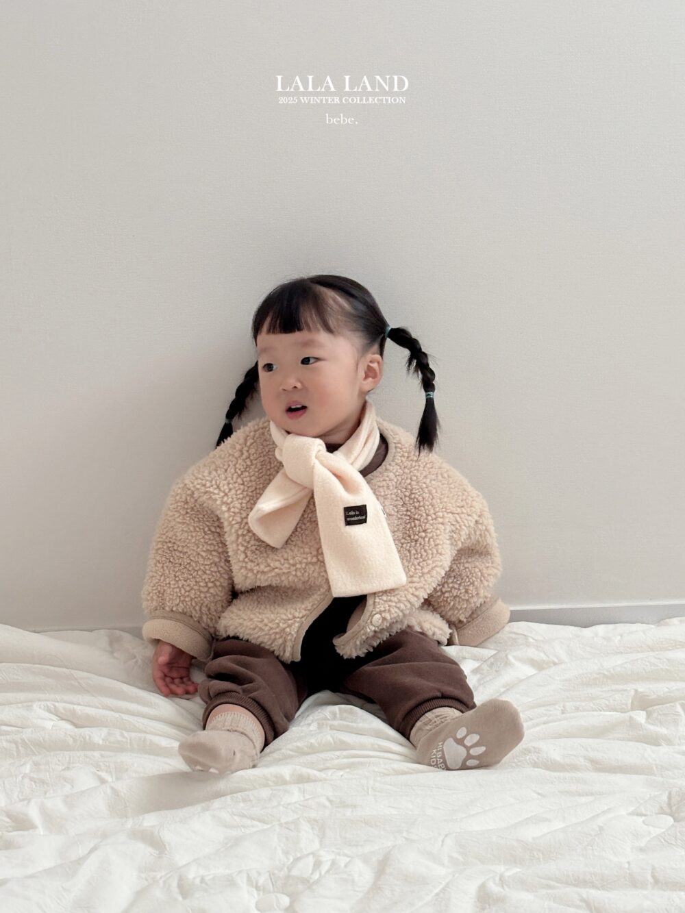 <b>LALALAND圍巾</b>Winter컬러 니트 머플러  6-20M