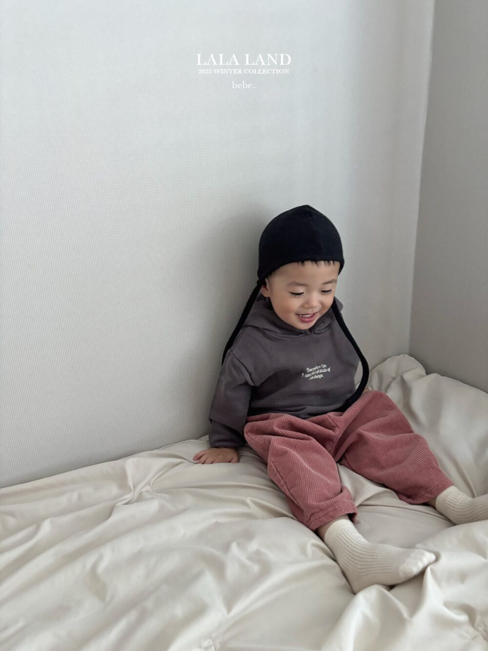 <b>LALALAND帽子</b>Winter컬러 니트 보넷  6-20M