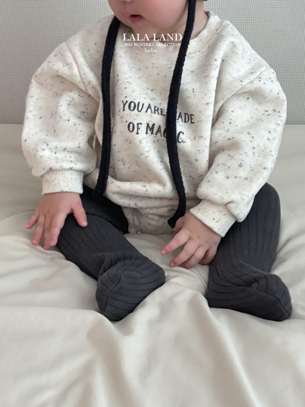 <b>LALALAND內搭褲</b>Winter 니트 골지 유발레깅스   6-20M
