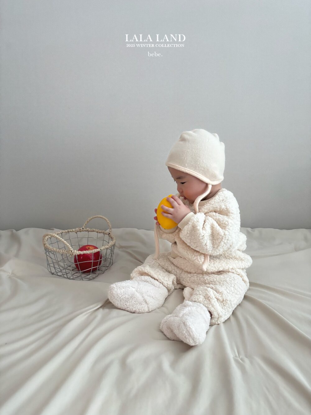 <b>LALALAND帽子</b>Winter컬러 니트 보넷  6-20M