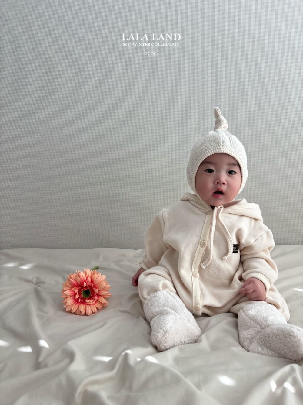 <b>LALALAND連身衣</b>Winter랍빠 후드 슈트  6-20M