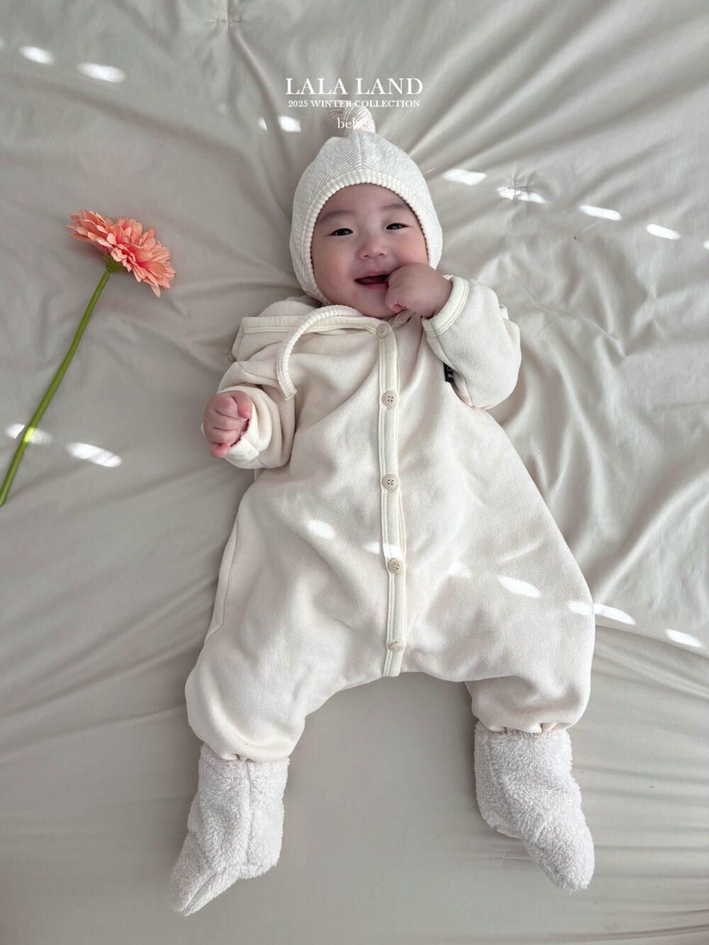 <b>LALALAND連身衣</b>Winter랍빠 후드 슈트  6-20M