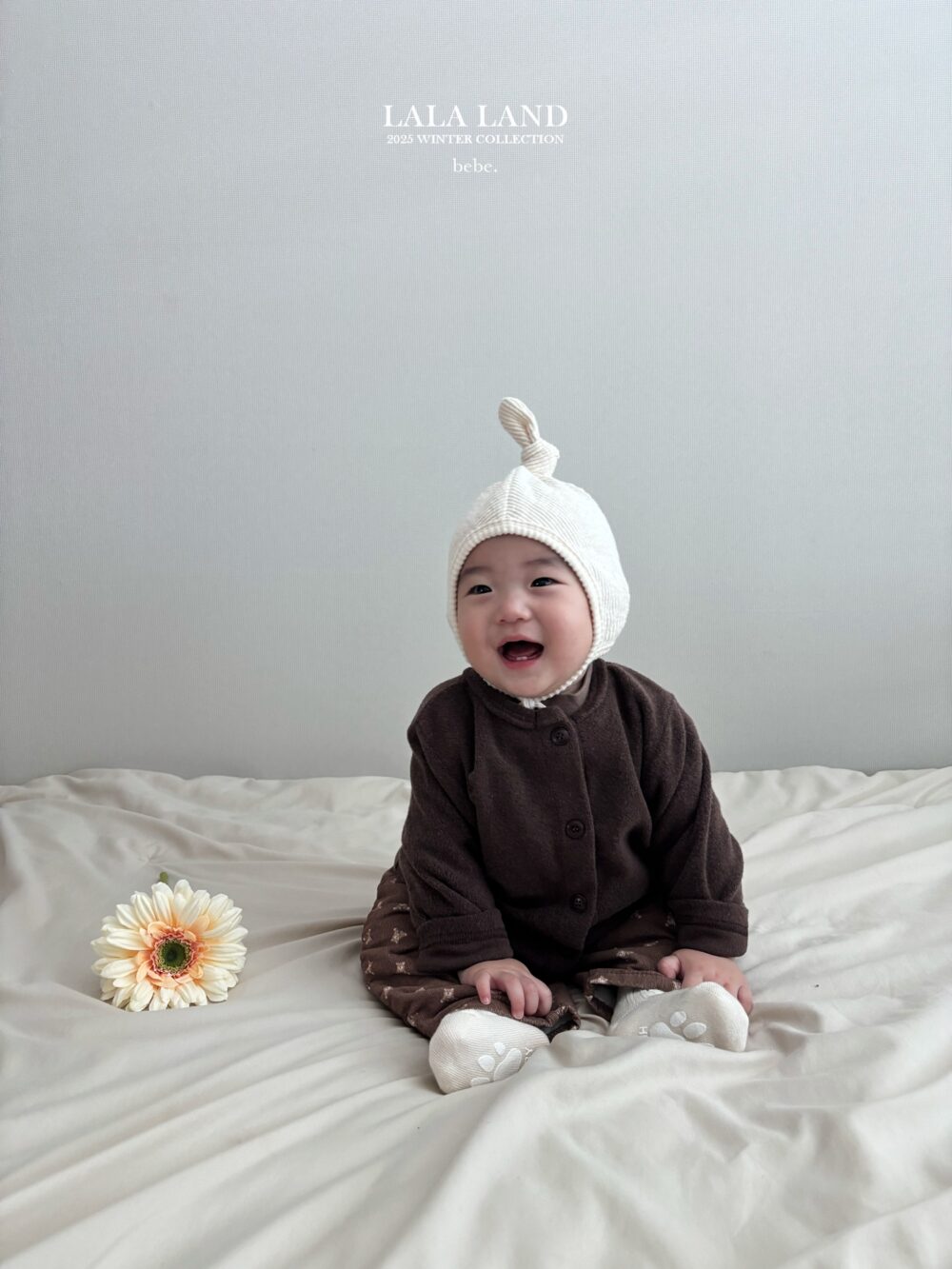 <b>LALALAND帽子</b>Winter피치 꼭지비니  6-20M