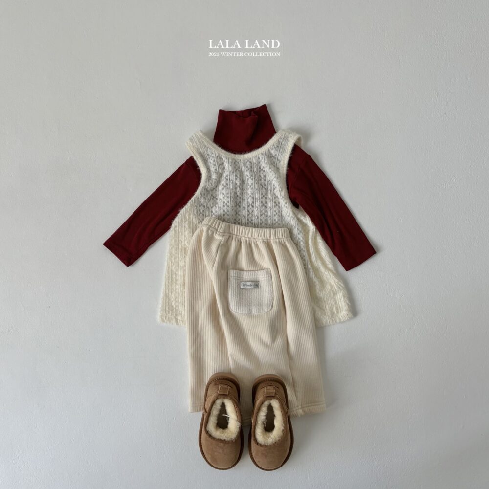 <b>LALALAND褲子</b>Winter 스판골지 밍크바지 75-120CM