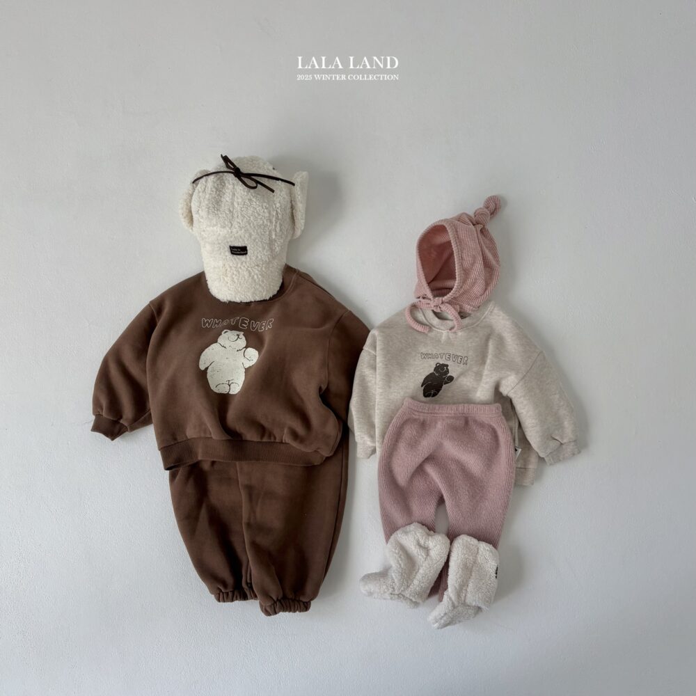 <b>LALALAND帽子</b>Winter 베어 귀달이 캡 75-120CM