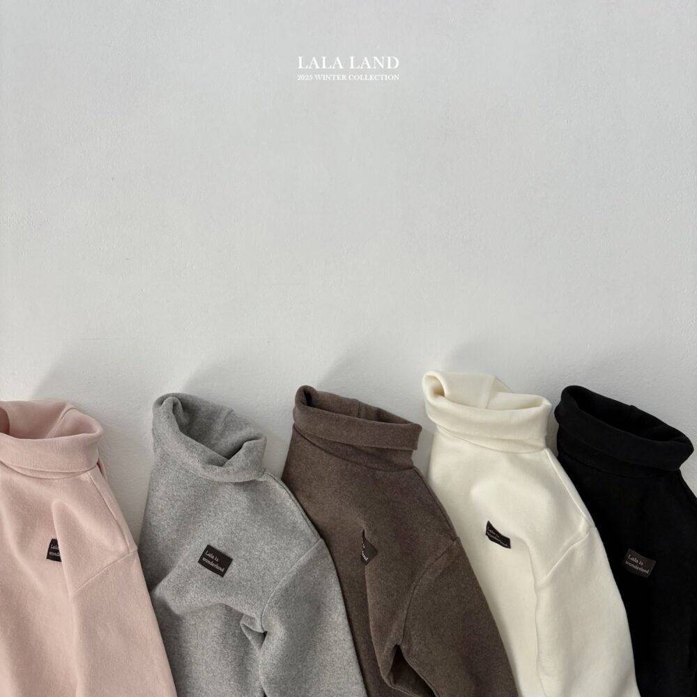 <b>LALALAND上衣</b>Winter 루즈핏 쫀득 폴라티  75-120CM