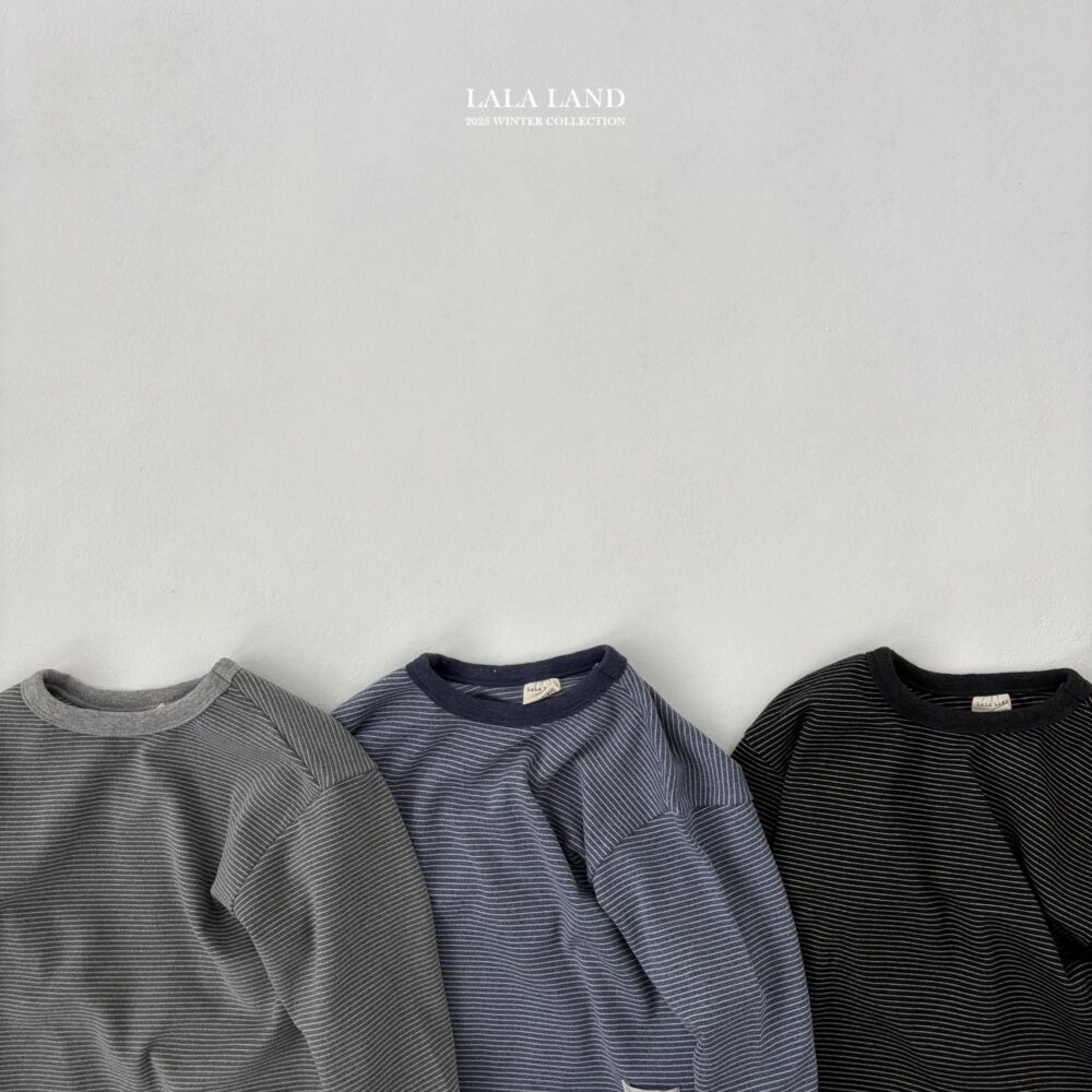 <b>LALALANDT恤</b>Winter 줄 톤톤 티셔츠  75-120CM