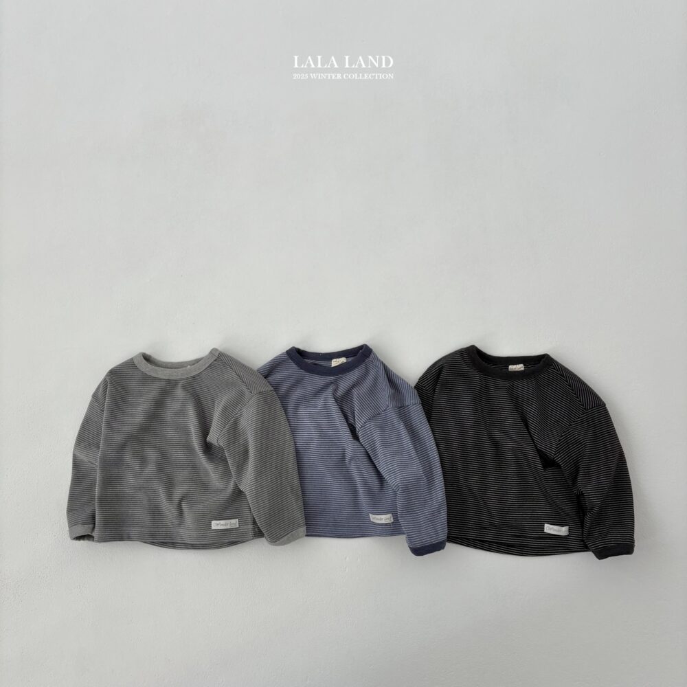 <b>LALALANDT恤</b>Winter 줄 톤톤 티셔츠  75-120CM