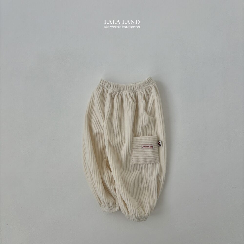 <b>LALALAND褲子</b>Winter 골덴 카고 조거 팬츠 75-120CM