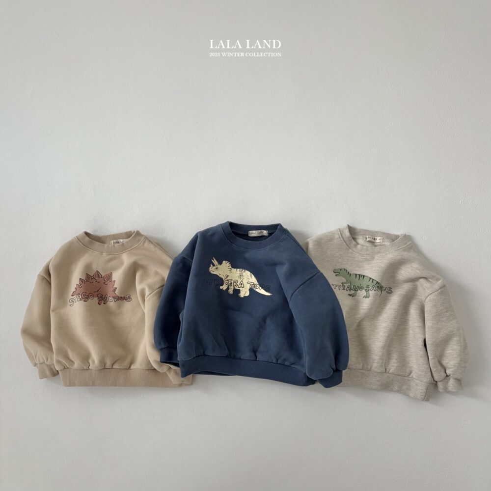 <b>LALALAND衛衣</b>Winter 윈터 공룡 맨투맨 75-120CM