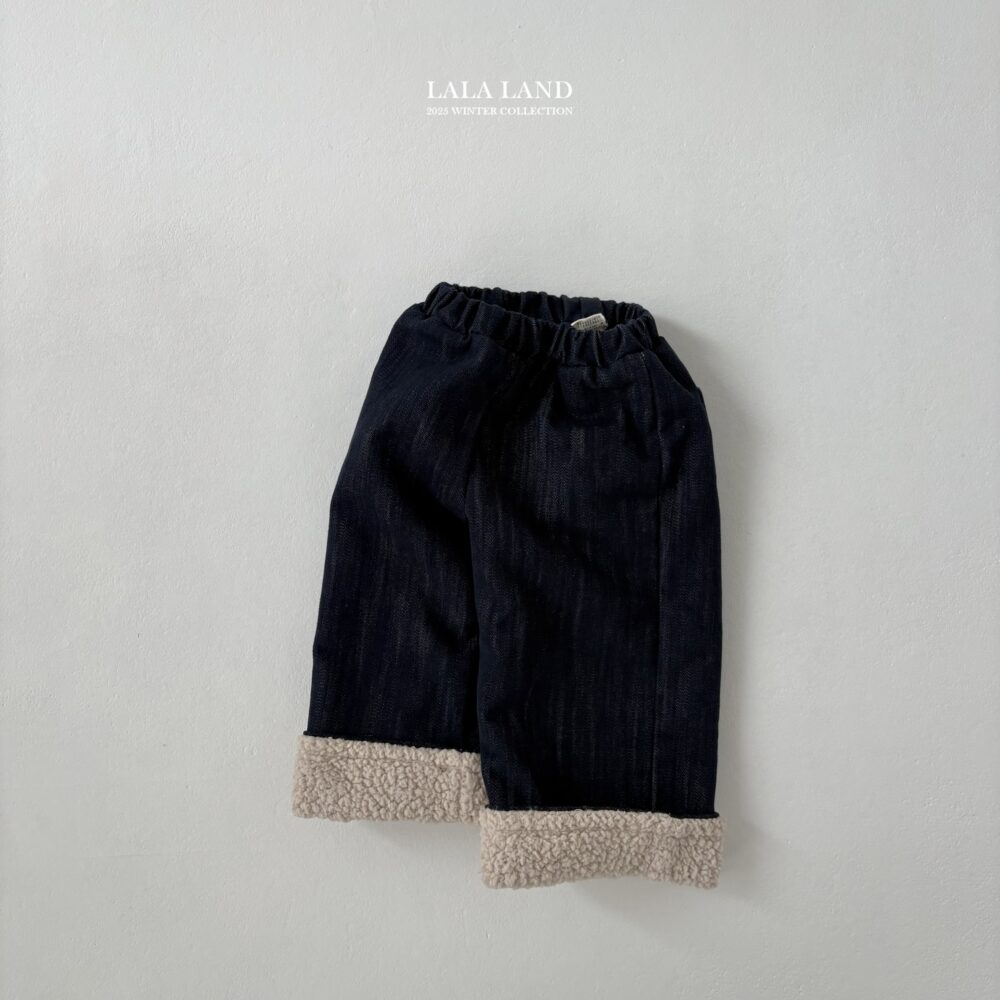 <b>LALALAND褲子</b>Winter 베어 데님 팬츠 75-120CM