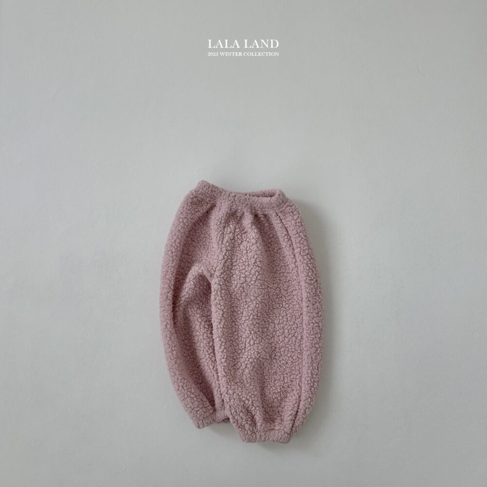 <b>LALALAND褲子</b>Winter 뽀글 조거 팬츠 75-120CM
