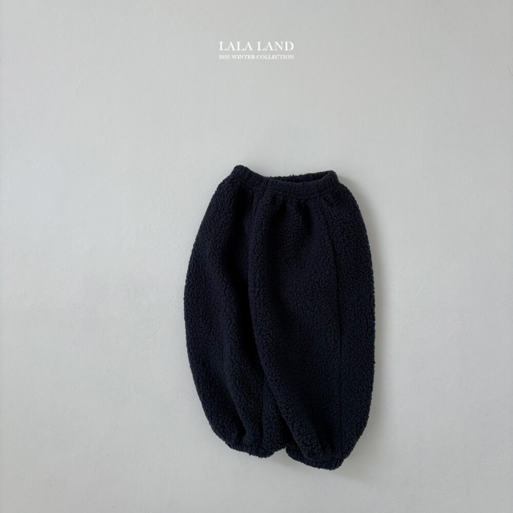<b>LALALAND褲子</b>Winter 뽀글 조거 팬츠 75-120CM