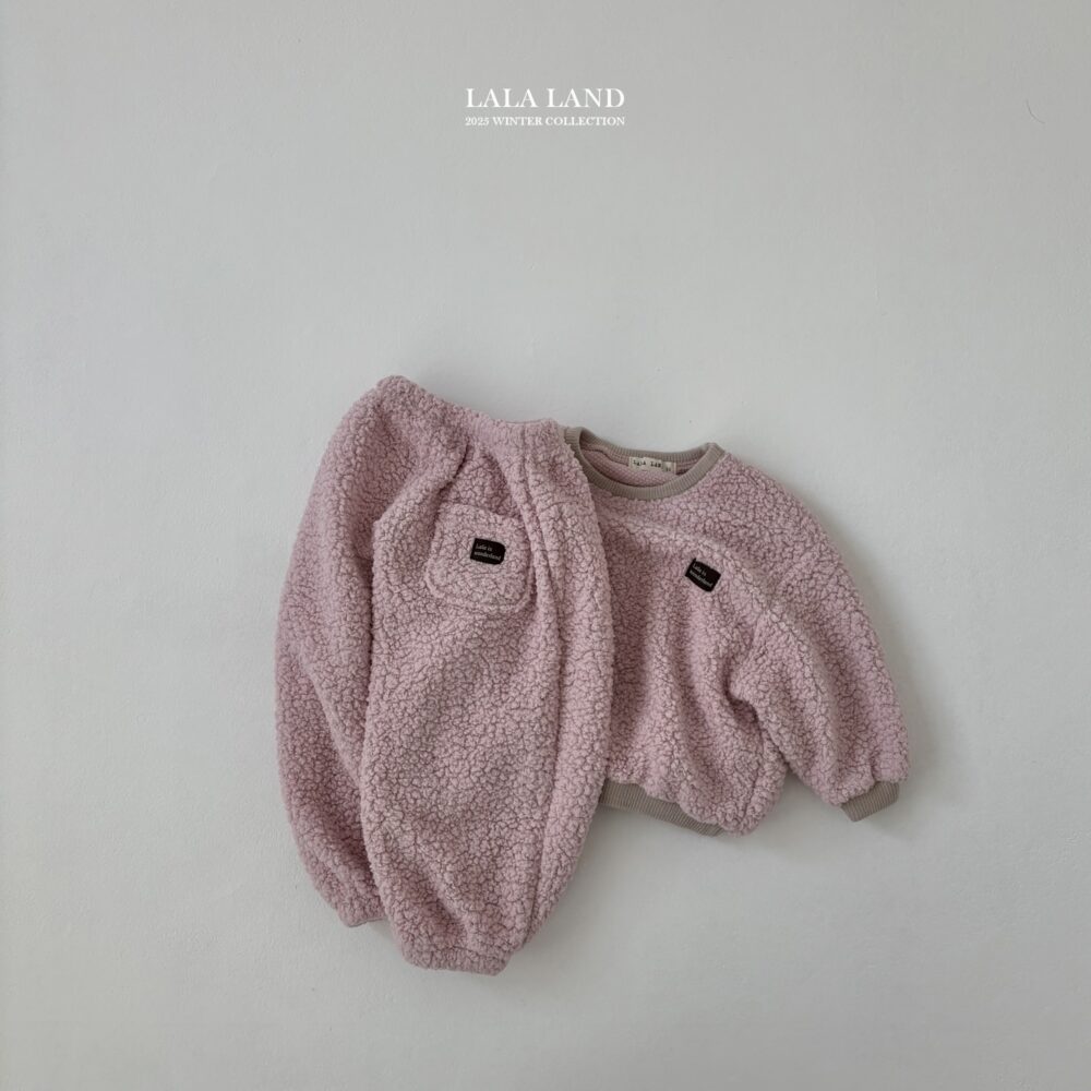 <b>LALALAND褲子</b>Winter 뽀글 조거 팬츠 75-120CM