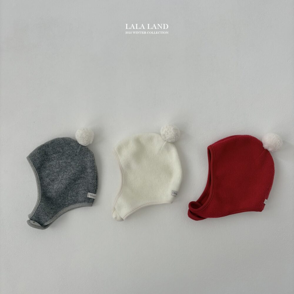 <b>LALALAND帽子</b>Winter 폼폼 귀돌이 비니 75-120CM