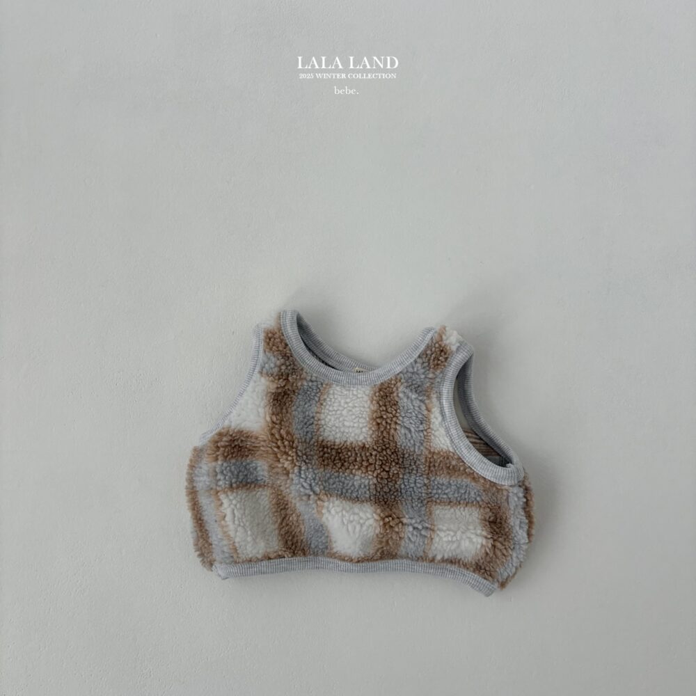 <b>LALALAND背心</b>Winter덤블 조끼  6-20M
