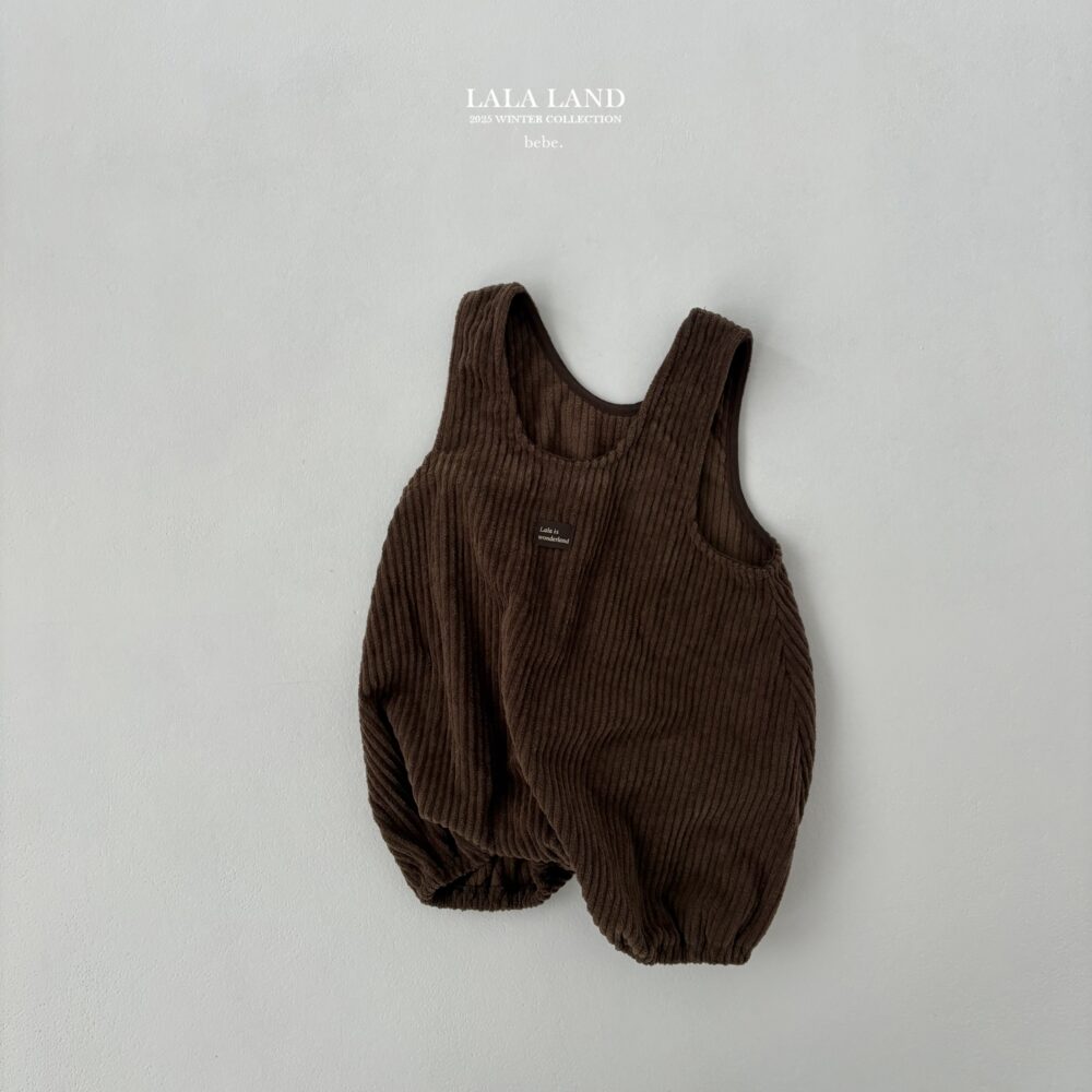 <b>LALALAND吊帶褲</b>Winter기모골덴 멜빵  6-20M