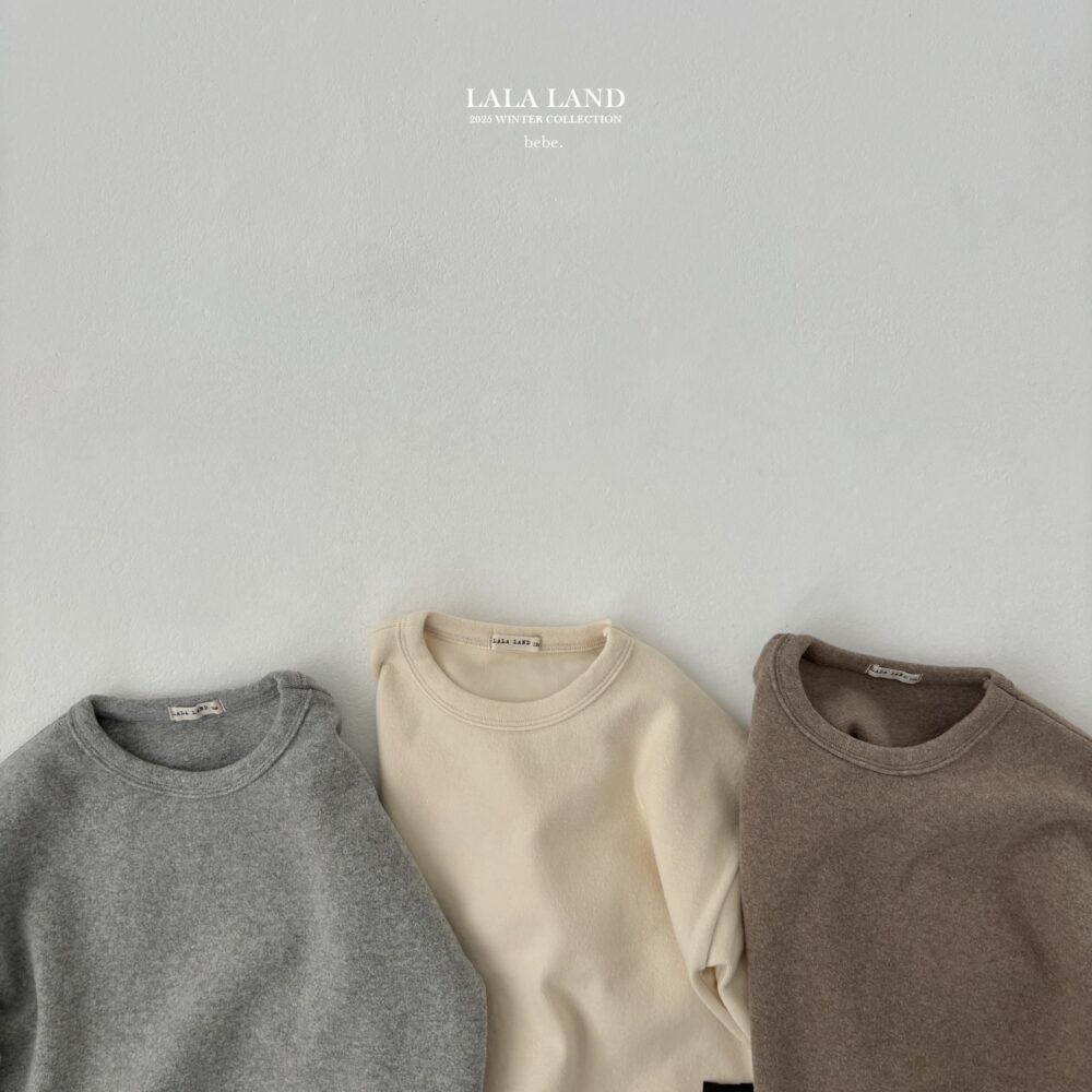 <b>LALALAND衛衣</b>Winter피치 랍빠 맨투맨  6-20M