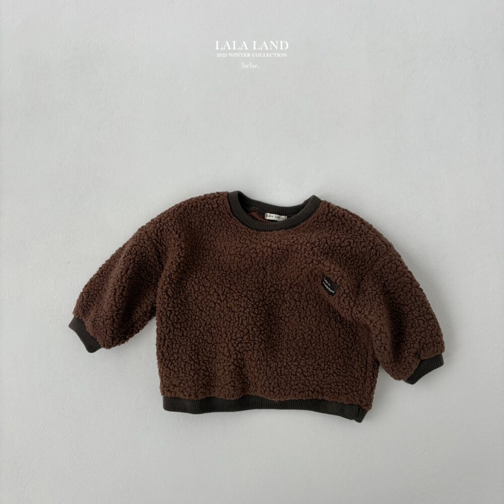 <b>LALALAND上衣</b>Winter뽀글 맨투맨  6-20M