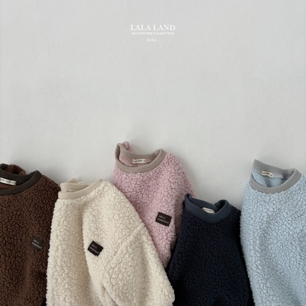 <b>LALALAND上衣</b>Winter뽀글 맨투맨  6-20M