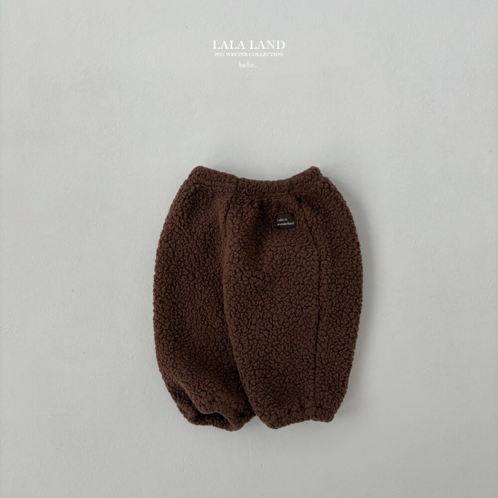 <b>LALALAND褲子</b>Winter뽀글 소시지 바지  6-20M