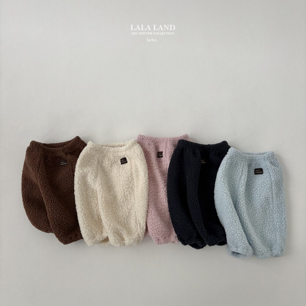 <b>LALALAND褲子</b>Winter뽀글 소시지 바지  6-20M