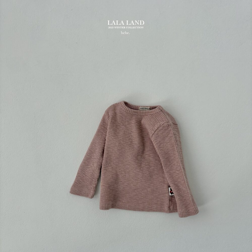 <b>LALALANDT恤</b>Winter피치 골지 티  6-20M