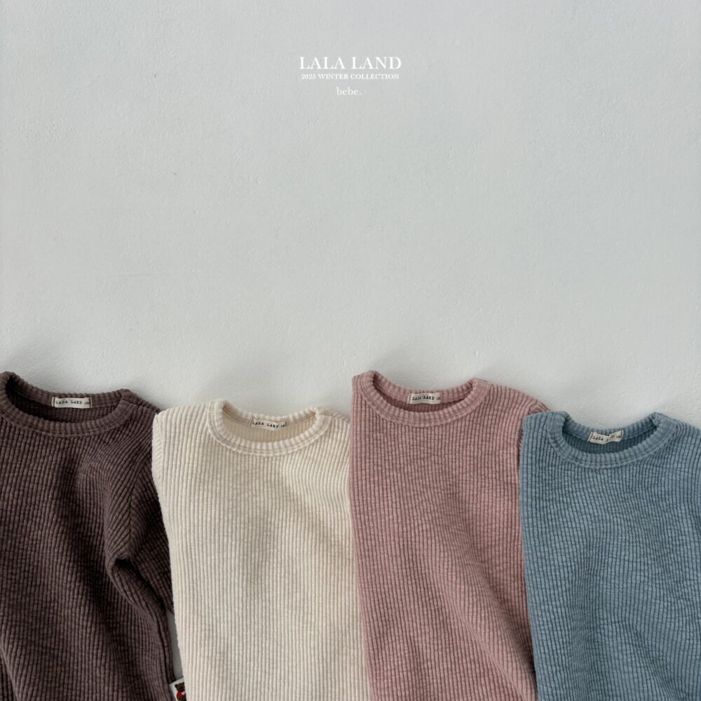 <b>LALALANDT恤</b>Winter피치 골지 티  6-20M