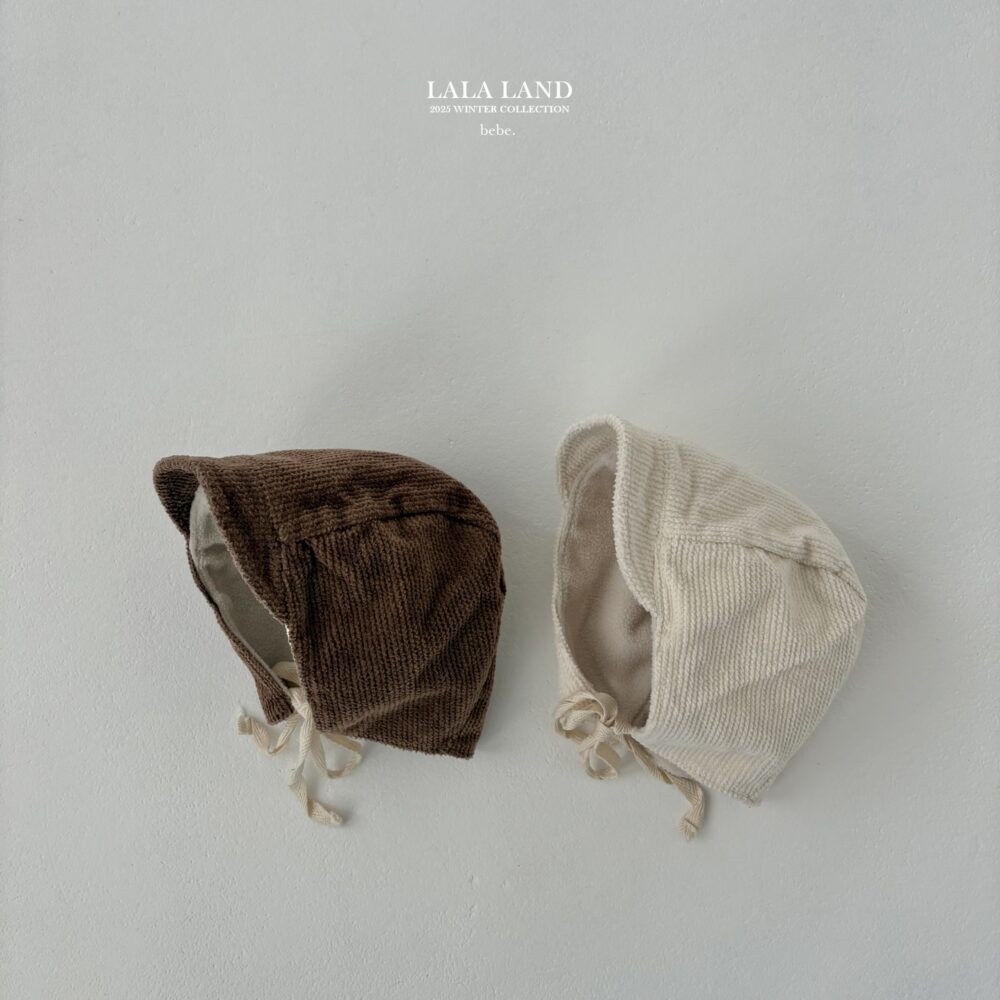 <b>LALALAND帽子</b>Winter골덴 후리스 보넷 6-20M