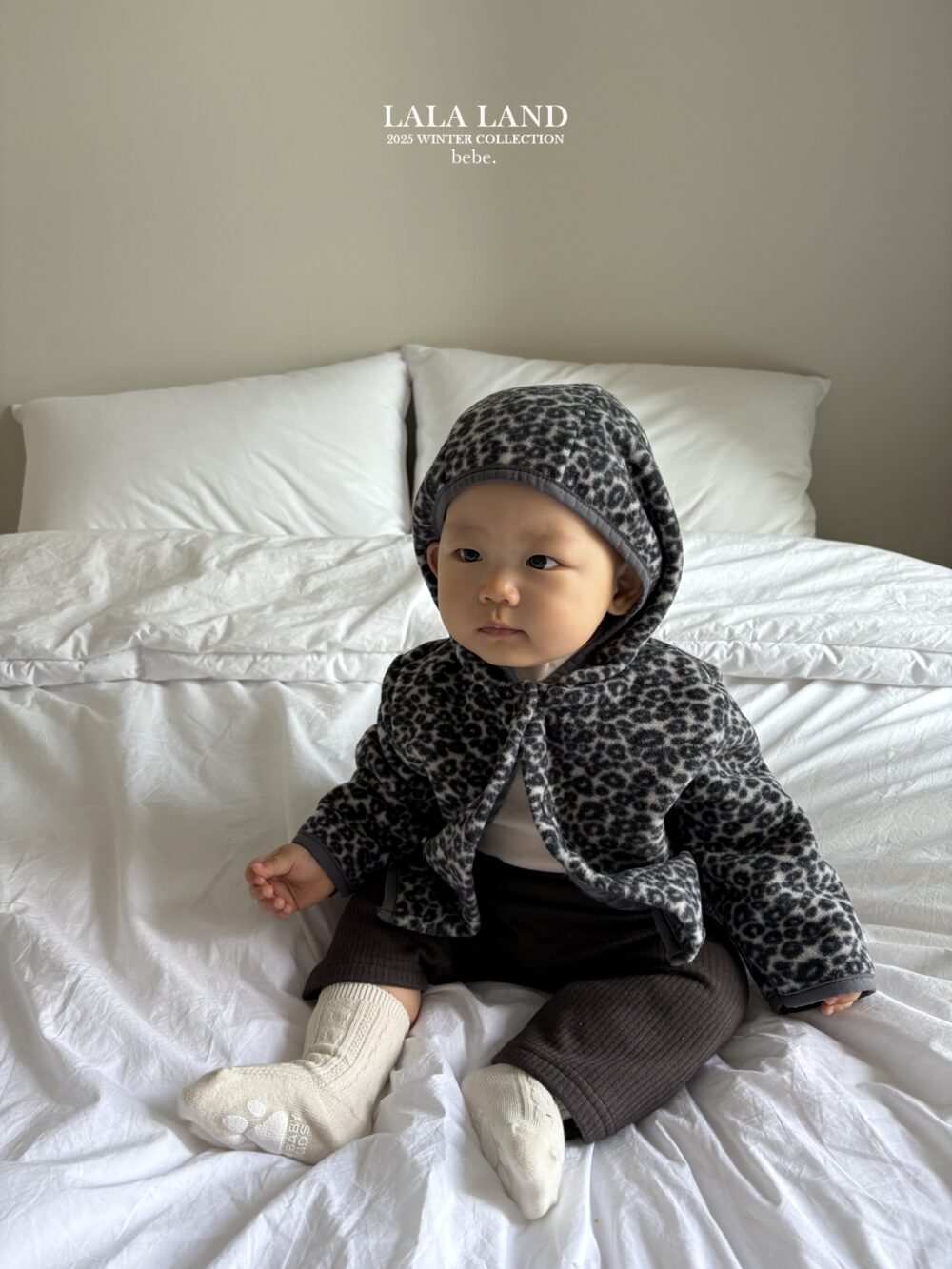 <b>LALALAND褲子</b>Winter 포켓 밍크 바지  6-20M