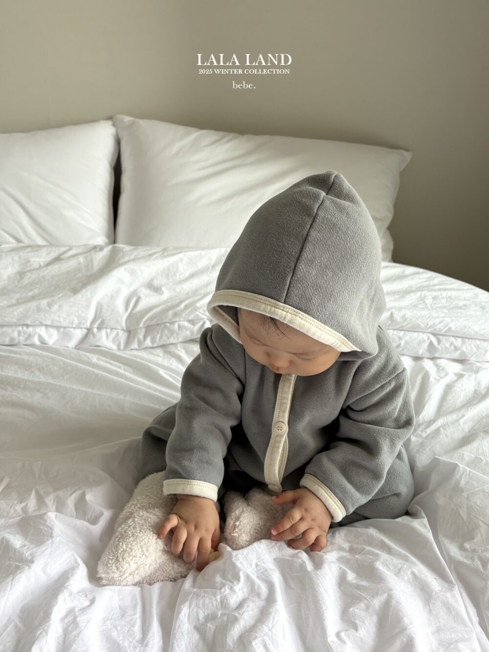 <b>LALALAND連身衣</b>Winter랍빠 후드 슈트  6-20M
