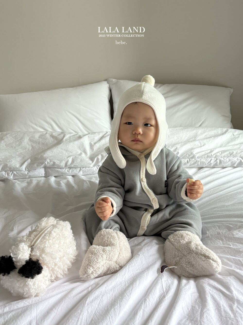 <b>LALALAND連身衣</b>Winter랍빠 후드 슈트  6-20M