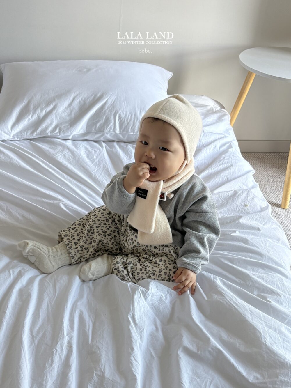 <b>LALALAND衛衣</b>Winter피치 랍빠 맨투맨  6-20M