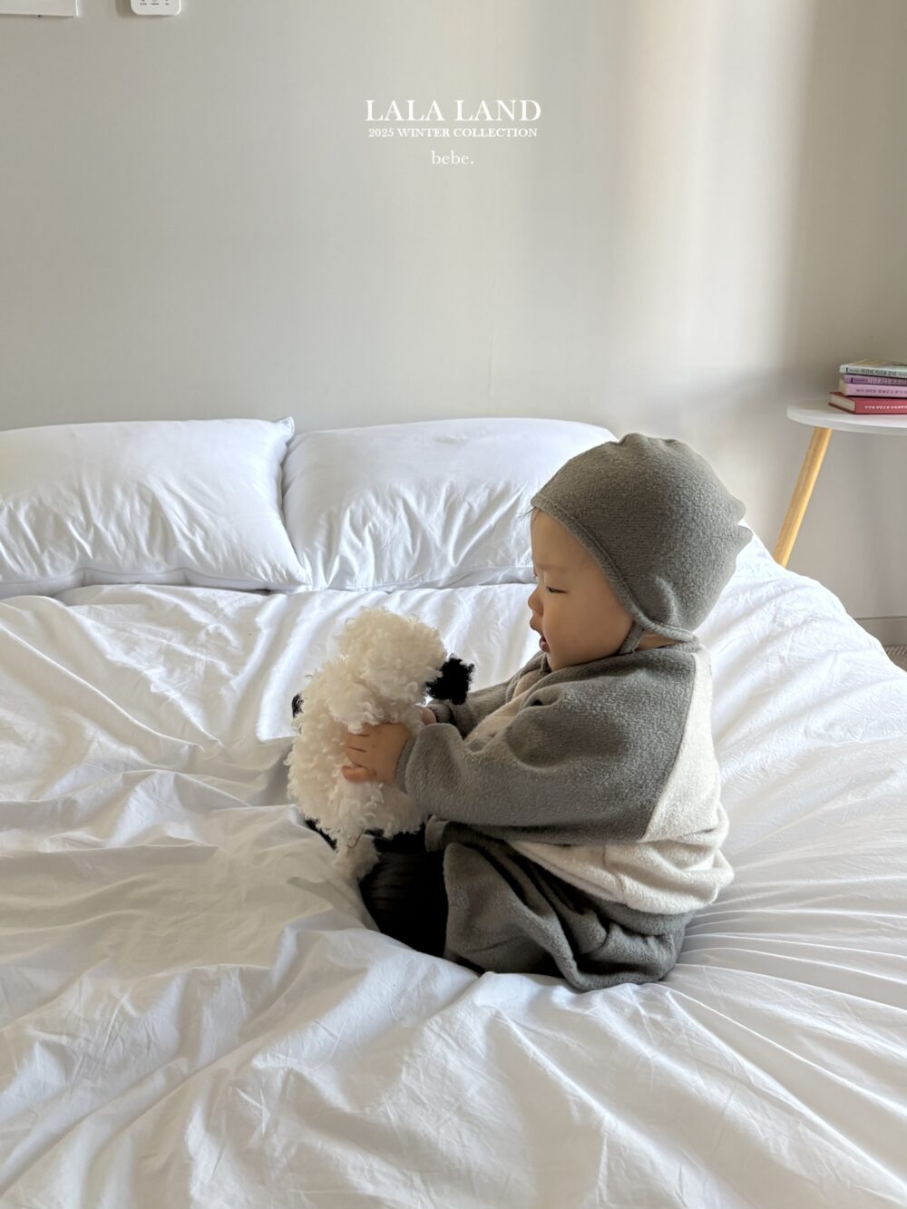 <b>LALALAND帽子</b>Winter컬러 니트 보넷  6-20M