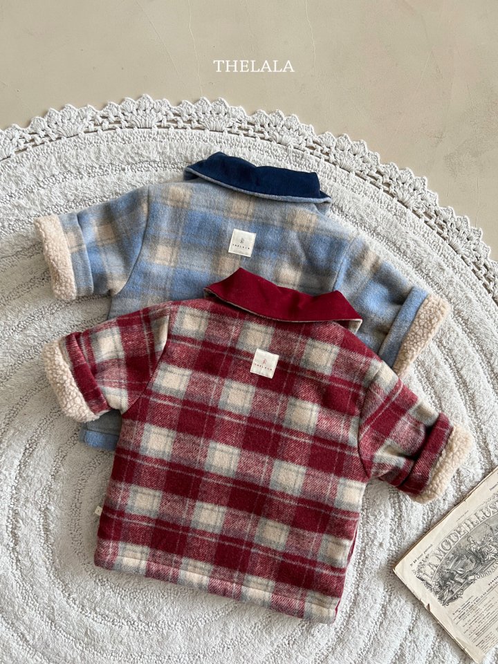 <b>THELALA外套</b>Winter모네체크JK 65-115CM