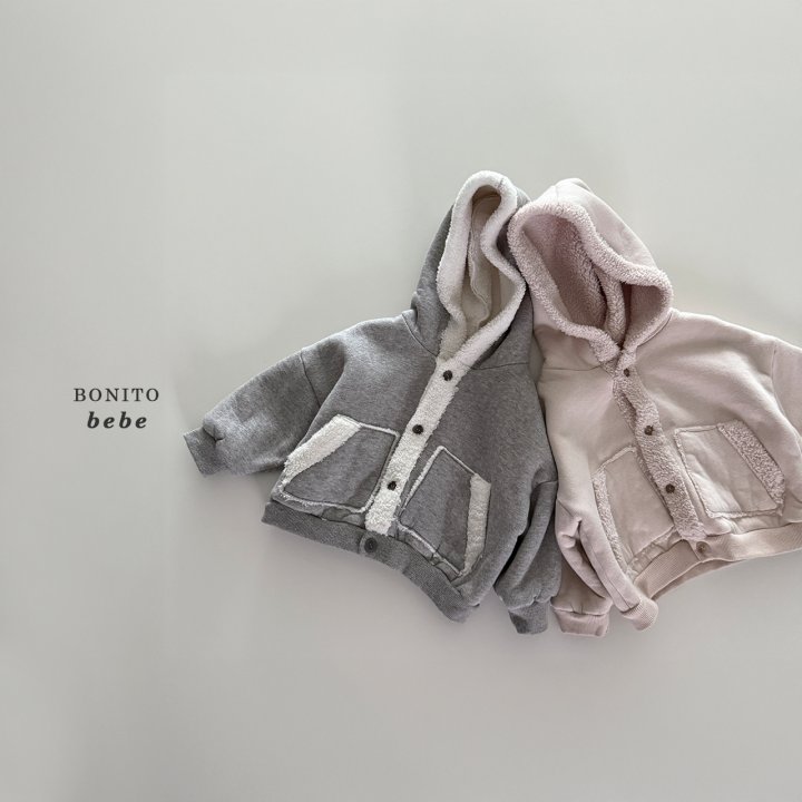 <b>BONITO外套</b>Winter 데끼보아후드가디건  3-18M