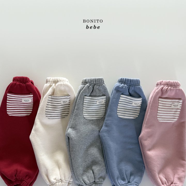 <b>BONITO褲子</b>Winter st뒷포켓조거팬츠 3-18M