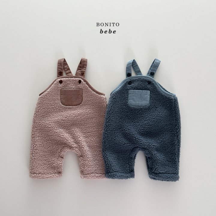 <b>BONITO連身衣</b>Winter 뽀글멜빵팬츠 3-18M
