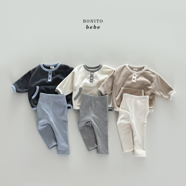 img_l <b>BONITO套裝</b>Winter 캥거루랍빠레깅스set 3-18M