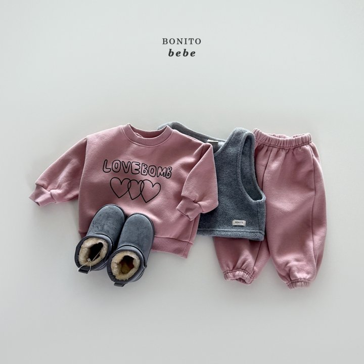 <b>BONITO褲子</b>Winter st뒷포켓조거팬츠 3-18M