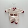 <b>BONITO連身衣</b>Winter 배색덤블포켓슈트 3-18M