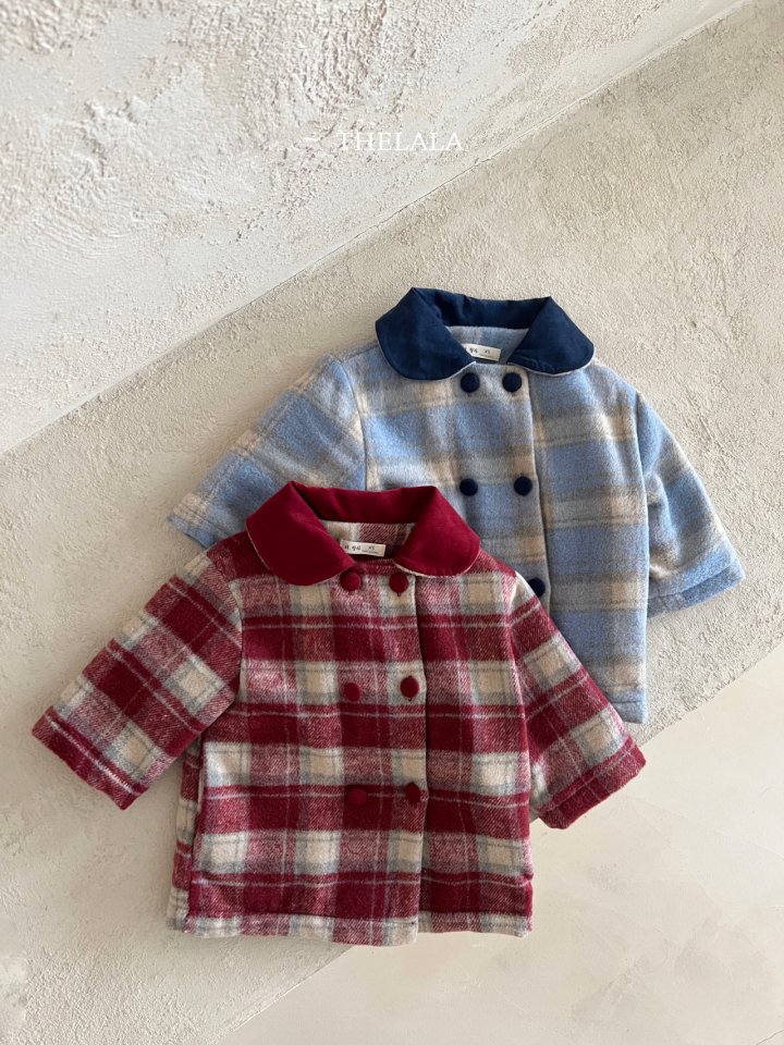 <b>THELALA外套</b>Winter모네체크JK 65-115CM