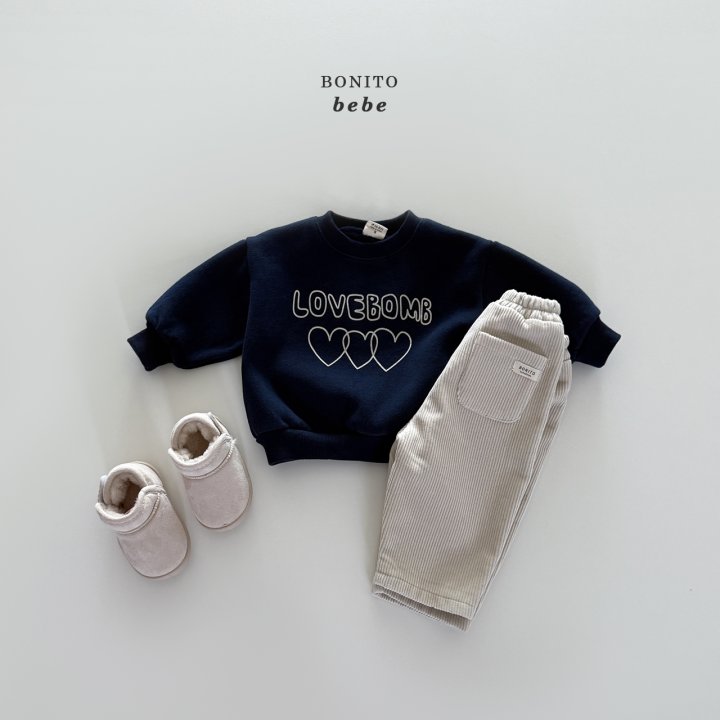 <b>BONITO衛衣</b>Winter 러브밤맨투맨 3-18M