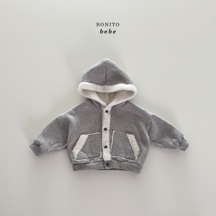 <b>BONITO外套</b>Winter 데끼보아후드가디건  3-18M