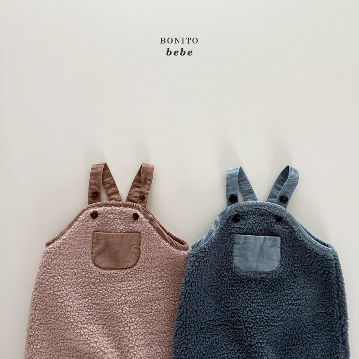 <b>BONITO連身衣</b>Winter 뽀글멜빵팬츠 3-18M