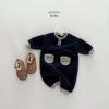 <b>BONITO連身衣</b>Winter 배색덤블포켓슈트 3-18M