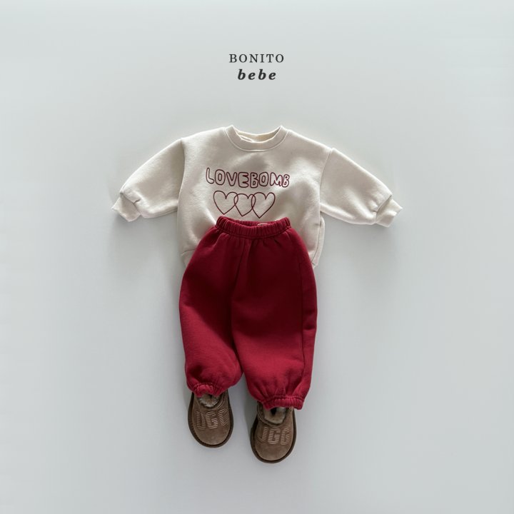<b>BONITO褲子</b>Winter st뒷포켓조거팬츠 3-18M