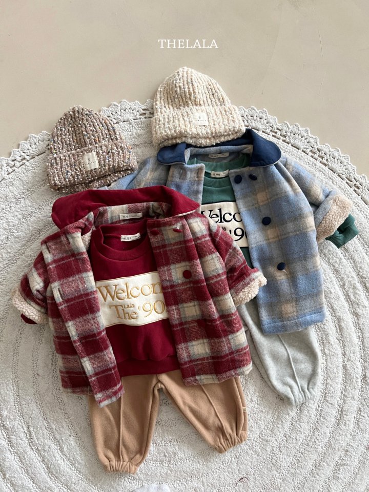 <b>THELALA外套</b>Winter모네체크JK 65-115CM