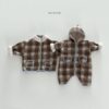 <b>BONITO連身衣</b>Winter 체크덤블후드슈트 3-18M
